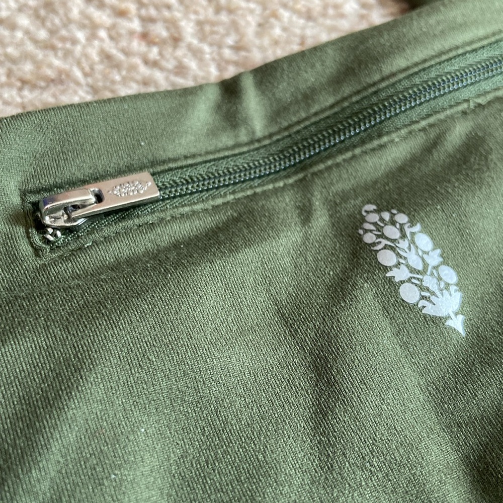 Free People Olive Green High-Waisted Leggings - Picture 14 of 15